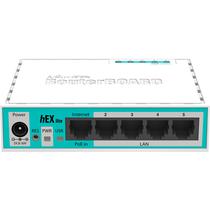 Roteador Ethernet Mikrotik Hex Lite RB750R2 com 5 Portas
