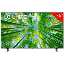 Smart TV LED de 75" LG 75UQ8050PSB 4K com Bluetooth/HDMI/USB/Webos (2022) - Preto