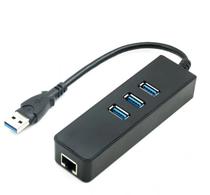 Hub USB Sate A-HUB41 RJ45/3X USB 3.0 4IN1