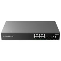 Hub Switch Grandstream GWN7801P 8 Portas Gigabit Poe+ L2+ 2SFP / 120W - 10/100/1000MBPS
