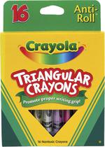 Giz de Cera Crayola Triangular Crayons 52-4016 (16 Unidades)