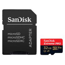 Cartao de Memoria Micro SD Sandisk Extreme U3 32GB 100MBS - SDSQXCG-032G-GN6MA