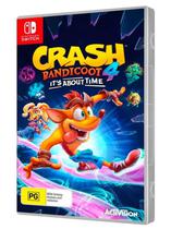 Jogo Crash Bandicoot CTR 4 Its About Time Nintendo Switch