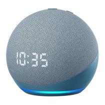 Amazon Echo Dot 4TH Gen Smart com Relogio Twilight Blue