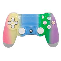 Controle para Console Play Game Dualshock - Bluetooth - para Playstation 4 - Light Rainbow - Sem Caixa