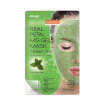 Mascara Facial Purederm Real Petal MG Gel Mask Green Tea 1PC