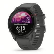 Smartwatch Garmin Forerunner 255 010-02641-00 com 4GB / 5 Atm / Bluetooth - Slate Grey