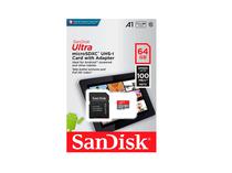 Cartão de Memória SD Micro 64GB Sandisk Ultra 100MB CLASS10
