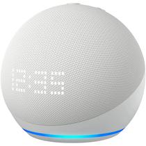 Speaker Amazon Echo Dot 5A Geracao com Wi-Fi/Bluetooth/Relogio LED/Alexa - Glacier White