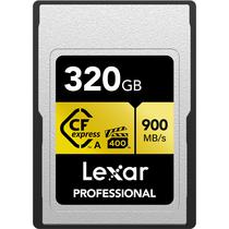 Cartão de Memória Cfexpress Tipo A Lexar Professional Gold 900-800 MB/s 320 GB (LCAGOLD320G-Rneng)