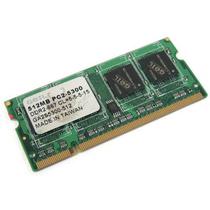 Memoria para Notebook DDR2 512MB 667MHZ