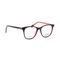 Armacao para Oculos de Grau Visard B1360Z C1 Tam. 48-17-135MM - Preto/Laranja