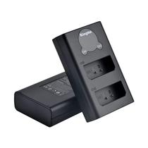 Carregador de Bateria Kingma LP-E10 LCD USB Duplo