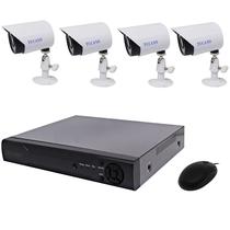 Kit CCTV Tucano K04 1200TVL Con 4 Cameras FHD/DVR