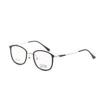 Armacao para Oculos de Grau Visard TR90 1820 C2 Tam 48-12-138MM - Preto/Prata