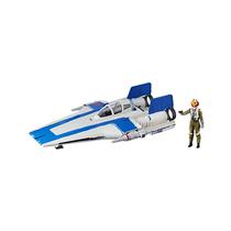 Nave Hasbro Star Wars E1264 Resistance A-Wing Fighter & Pilot Force Link 2.0