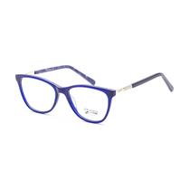 Armacao para Oculos de Grau Visard BF7069 C4 Tam. 54-17-140MM - Azul/Preto