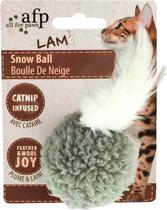 Brinquedo de Pelucia para Gatos Afp Snow Ball 2106 Cinza