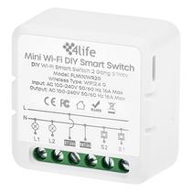 Interruptor Smart Switch 4LIFE Mini Diy FLMINIWR2G com Wi-Fi Bivolt - Branco