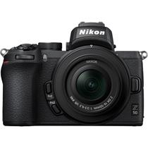 Camera Mirrorless Nikon Z 50 DX 16-50 Kit de 20.9MP com Tela 3.2" Wi-Fi/Bluetooth - Preto