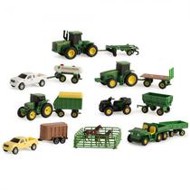 Playset Tomy - John Deere Vehicle Value - With Tractors And Trailers - Escala 1/64 (35265)