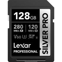 Cartao de Memoria SD Lexar Professional Silver Pro 280 MB/s-120 MB/s C10 128 GB (LSDSIPR128G-Bnnnu)