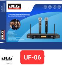Microfone BLG s/fio UF-06 c/2 Mano Uhf