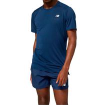 Camiseta New Balance Masculino Accelerate L Azul - MT23222NGO