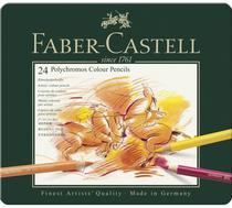 Lapis de Cor Faber Castell Polychromos Colour F110 (24 Unidades)