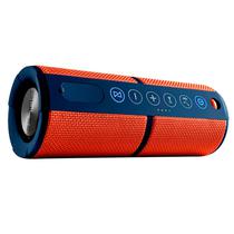 Caixa de Som de Som/ Speaker Pulse SP246 - Prova D'Agua - Bluetooth/ Micro SD/ Aux - Lilas/ Laranja