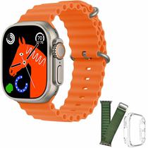 Smartwatch Blulory Glifo 9 Ultra de 49MM com Bluetooth - Orange/Green