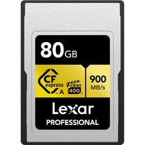Cartão de Memória Cfexpress Tipo A Lexar Professional Gold 900-800 MB/s 80 GB (LCAGOLD080G-Rneng)