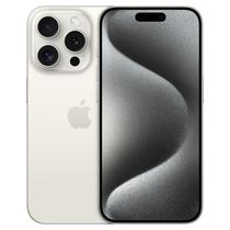Apple iPhone 15 Pro 128GB LL Tela Super Retina XDR 6.1 Cam Tripla 48+12+12MP/12MP Ios 17 - White Titanium (Esim)