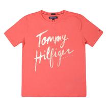 Camiseta Tommy Hilfiger Infantil Feminina KG0KG03441-608 08 Vermelho