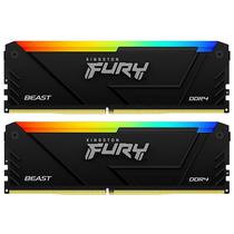 Memoria Ram Kingston Fury Beast DDR4 32GB 2666MHZ RGB - Preto (KF426C16BB2AK2/32)