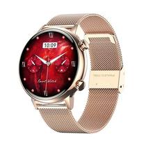 Smartwatch G-Tide Romance com IP68 / Tela 1.1 Ips / NFC / Bluetooth / Sensor HR - Rose Gold