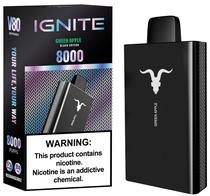 Vaper Descartavel Ignite V80 Black Edition 5% Nicotina 8000 Puffs - Green Apple