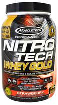 Muscletech Performance Nitro Tech 100% Whey Gold Strawberry 1.13KG