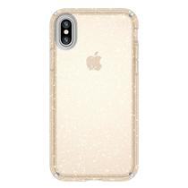Case Speck Presidio Clear+Glitter para iPhone X & XS - Clear/Gold