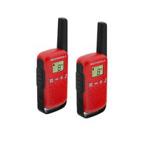 Radio Walkie Talkie Motorola T-110 25KM - Vermelho/Preto