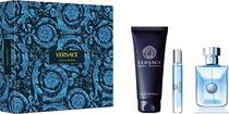 Kit Perfume Versace Pour Homme Edt 100ML + 10ML + Shampoo 150ML - Masculino