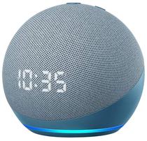 Speaker Amazon Echo Dot Blue com Relogio (4TA Geracao)