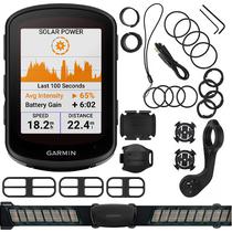 GPS Esportivo Garmin Edge 840 Sensor Bundle 010-02695-12 de 2.6" com Wi-Fi/Bluetooth - Preto