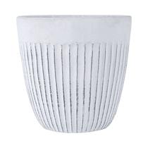 Maceta de Ceramica KPM 033445 14 X 12.5 CM Blanco