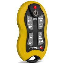 Controle Remoto Stetsom SX2 - Longa Distancia - Universal - 500M - Preto e Amarelo