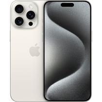 Apple iPhone 15 Pro Max 256GB LL Tela Super Retina XDR 6.7 Cam Tripla 48+12+12MP/12MP Ios 17 - White Titanium (Esim)