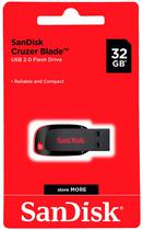 Pendrive Sandisk Cruzer Blade Z50 32GB - Black/Red