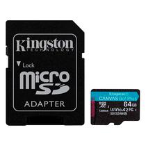 Cartao de Memoria Micro SD Kingston Canvas Go Plus 64GB / U3 / 170MBS - (SDCG3/64GB)