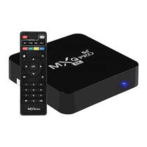 Receptor Digital TV Box MXQ Pro 4K 5G 64GB/ 512GB/ Iptv/ Wifi/ HDMI/ USB/ Lan/ Android 11.1 Preto