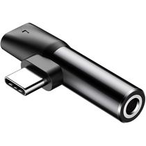 Adaptador Baseus L41 USB-C A USB-C + Jack 3.5 MM - Negro (CATL41-01)